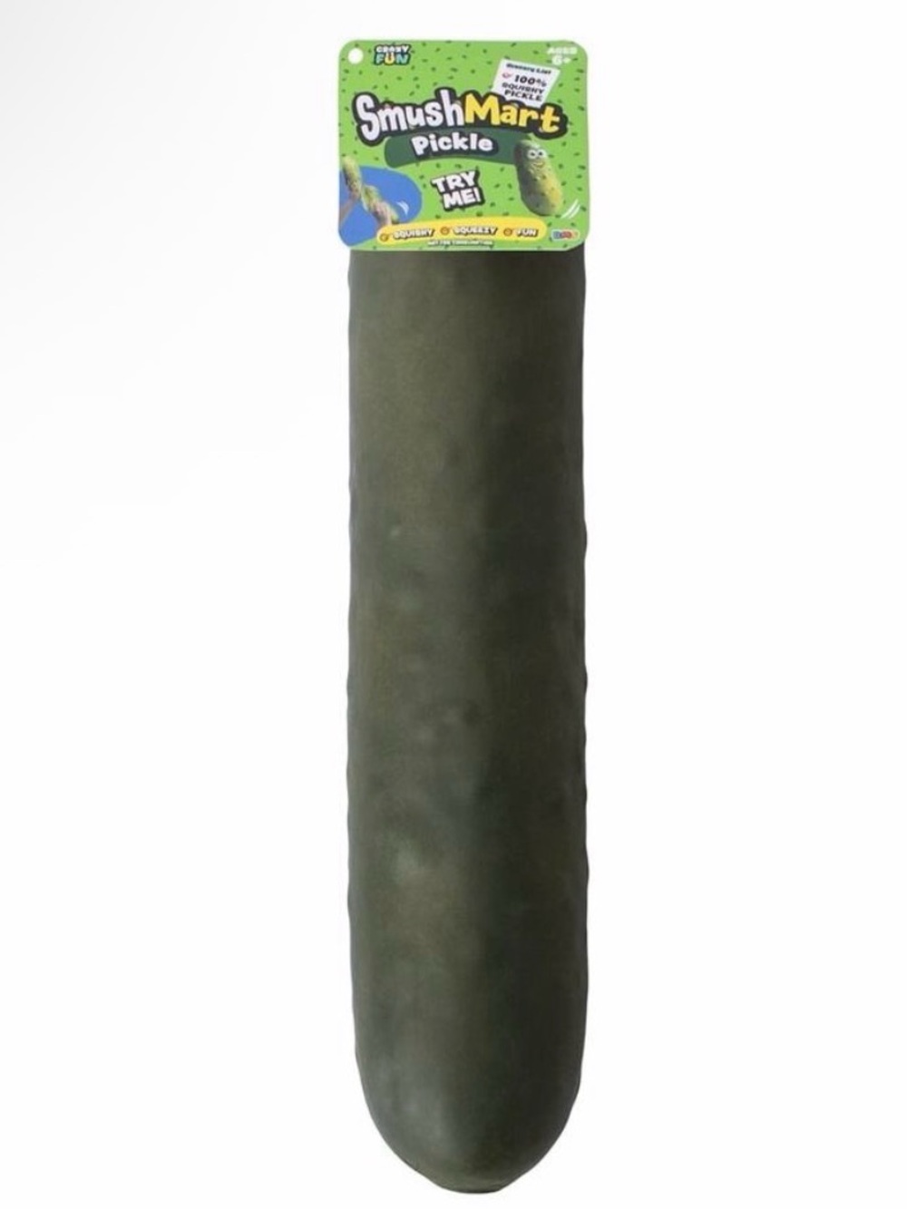 Smushmart-RMS- Squishy Pickle- NWT